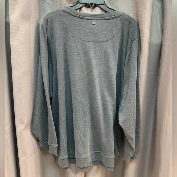 Calvin Klein Heather Grey Sweater, size 22 NWT - Picture 2 of 3